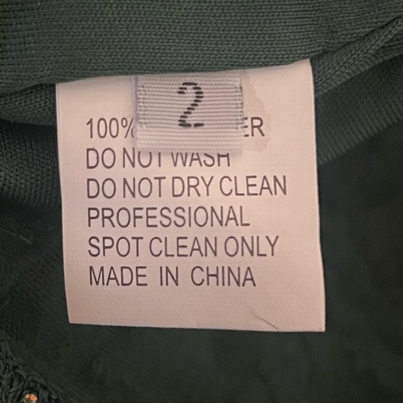 Hellymoon Dark Green Mermaid Spaghetti Strap Long Prom Dress w/ Appliqués Size 2 - Picture 15 of 16